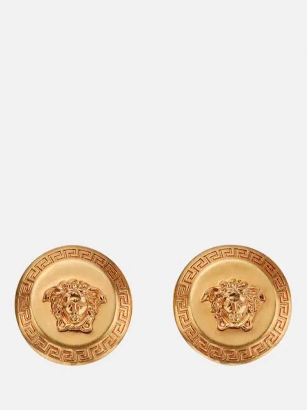 Versace Gold Medusa Round Cufflinks